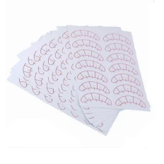 Патчі для вій з розміткою на папері NoName Lashes (10 листів 70 пар)