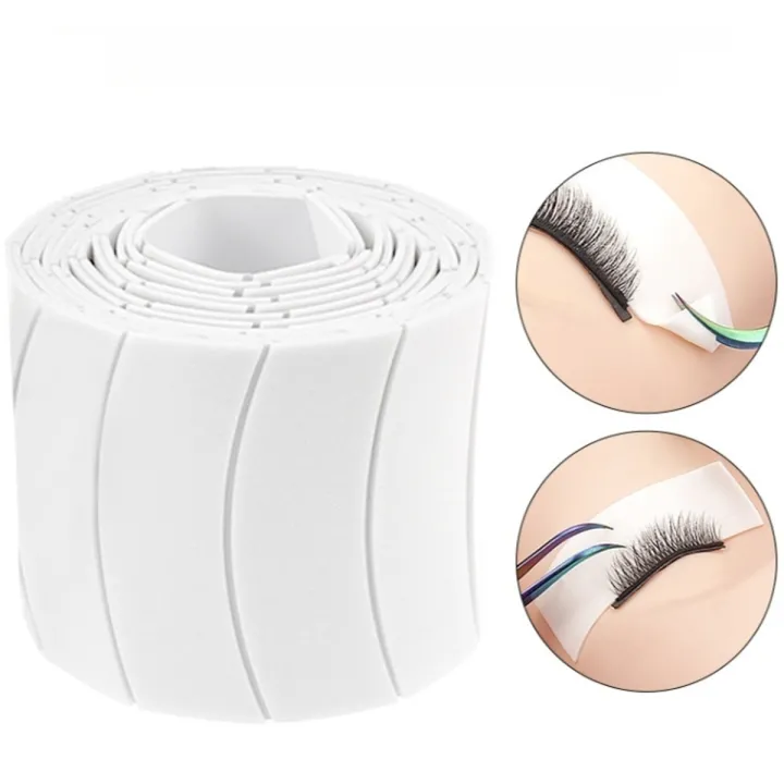 Патчі для вій на м'якій основі в рулоні NoName Lashes (Білі 110 шт)