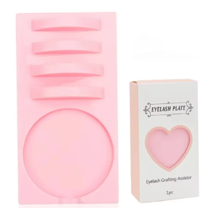 Планшетка 2 в 1 акрилова для вій NoName Lashes (Рожева)