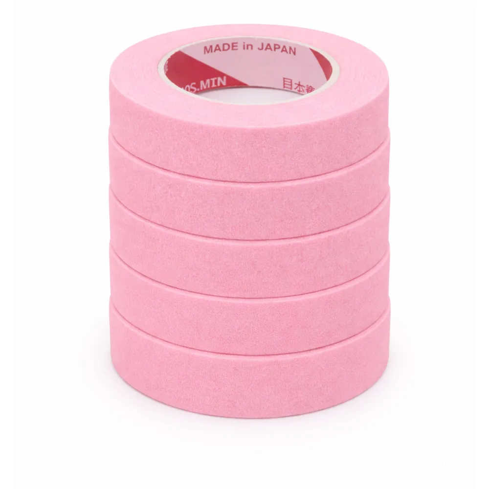 Скотч японський дихаючий NoName Lashes (рожевий 5 шт 5 мм х 9 м)