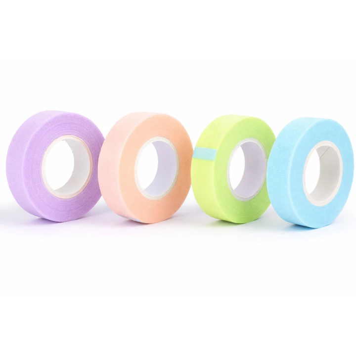 Скотч для нарощування вій NoName Lashes (рожевий 9 м)