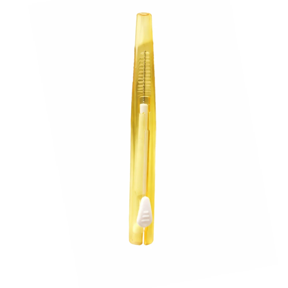 Щіточка багатофункціональна Baby Brush для брів та вій NoName Lashes (Жовта 0.6 мм)