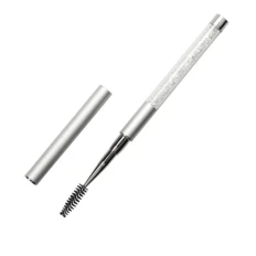 Щіточка для брів та вій NoName Lashes у футлярі  (Срібляста)