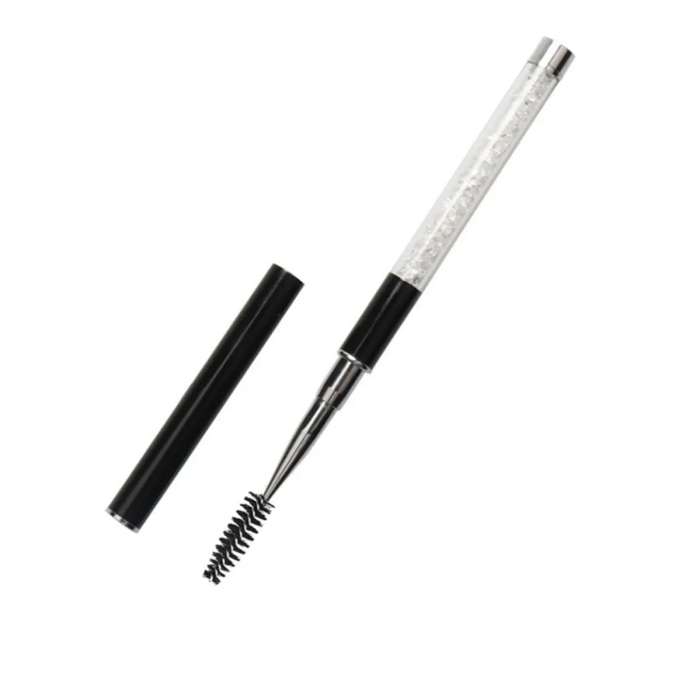 Щіточка для брів та вій NoName Lashes у футлярі  (Чорна)