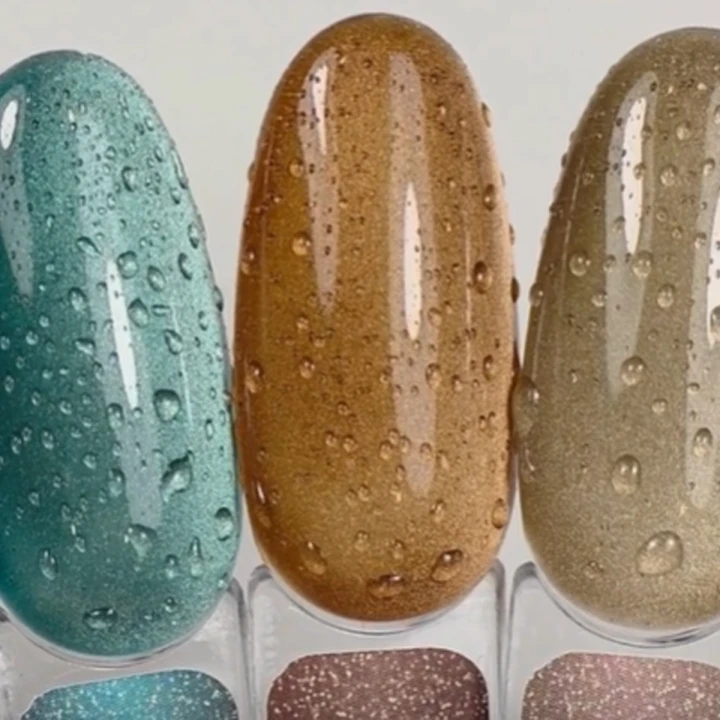 Набор для создания эффекта росы на ногтях Heylove (Water Drop Top Step 1 (топ), Step 2 (гель) 2*15мл)