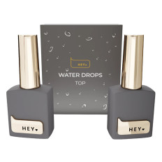 Набор для создания эффекта росы на ногтях Heylove (Water Drop Top Step 1 (топ), Step 2 (гель) 2*15мл)