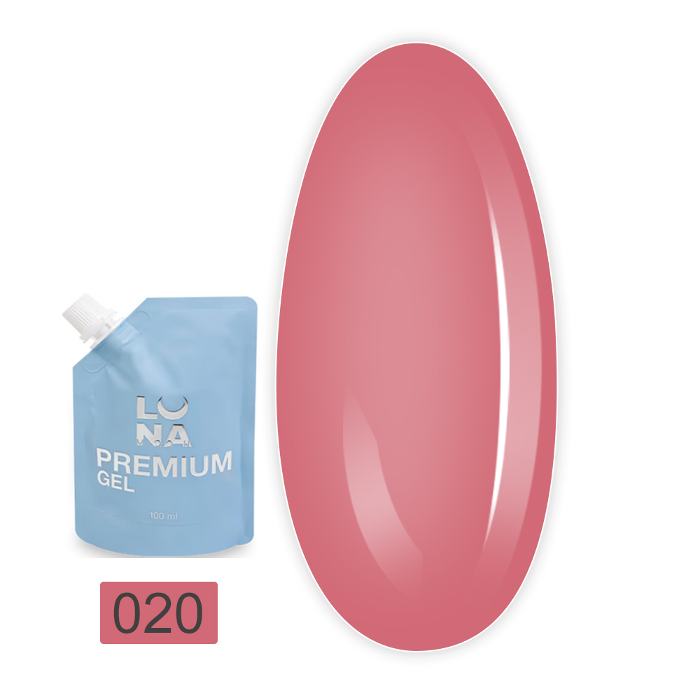 Гель для наращивания LunaMoon 100 мл (020)