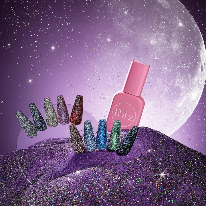 Гель-лак светоотражающий для ногтей Ritz (Reflactive 10 06 12 мл)