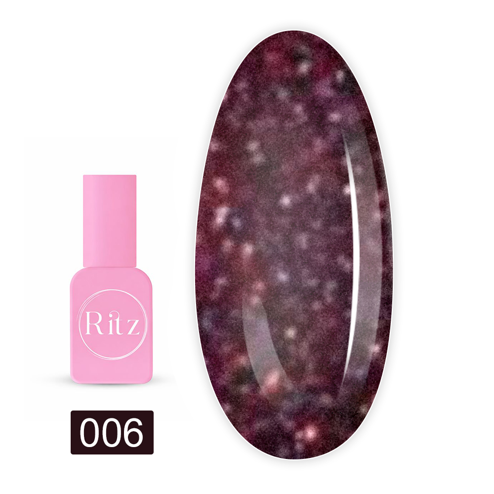 Гель-лак светоотражающий для ногтей Ritz (Reflactive 10 06 12 мл)