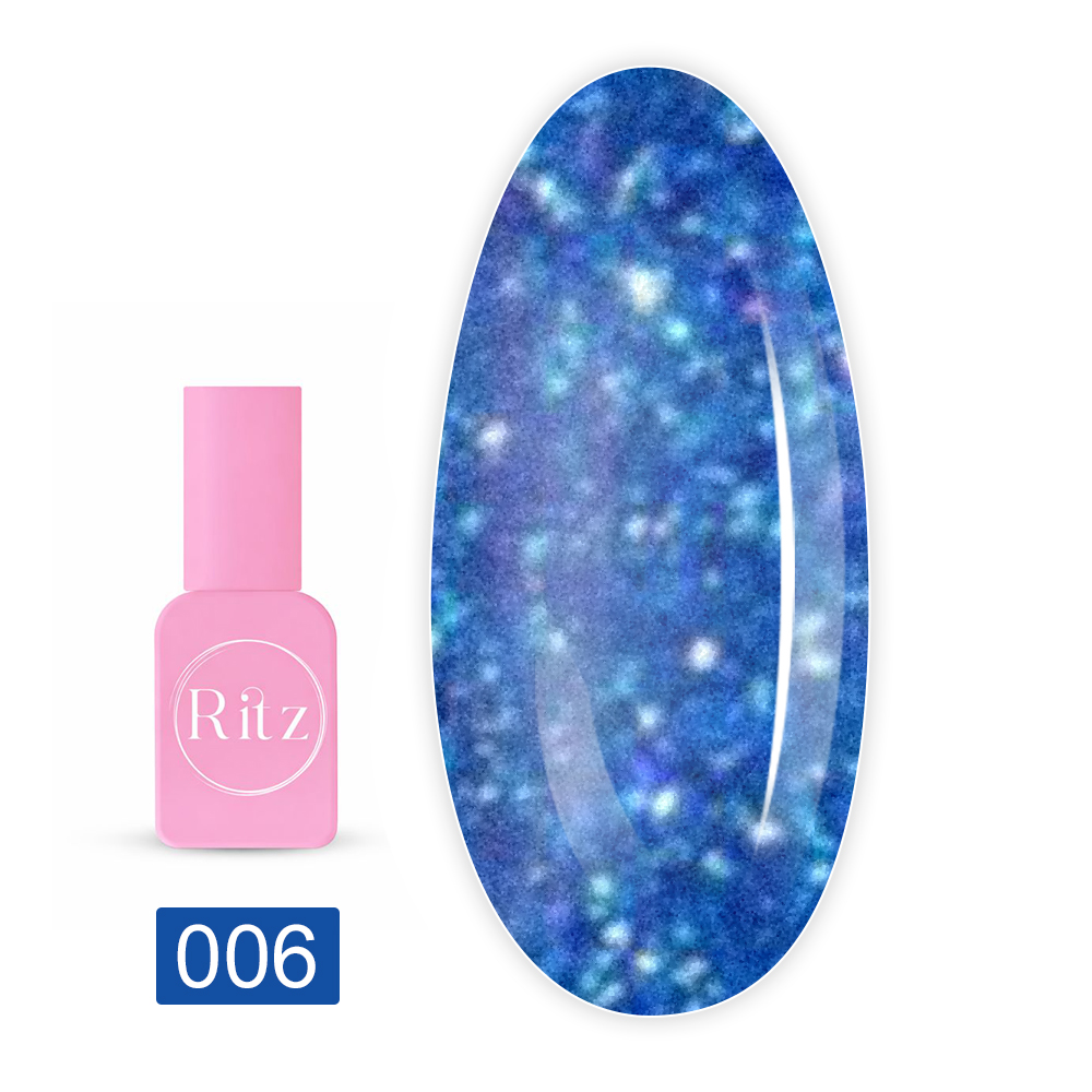 Гель-лак светоотражающий для ногтей Ritz (Reflactive 11 06 12 мл)