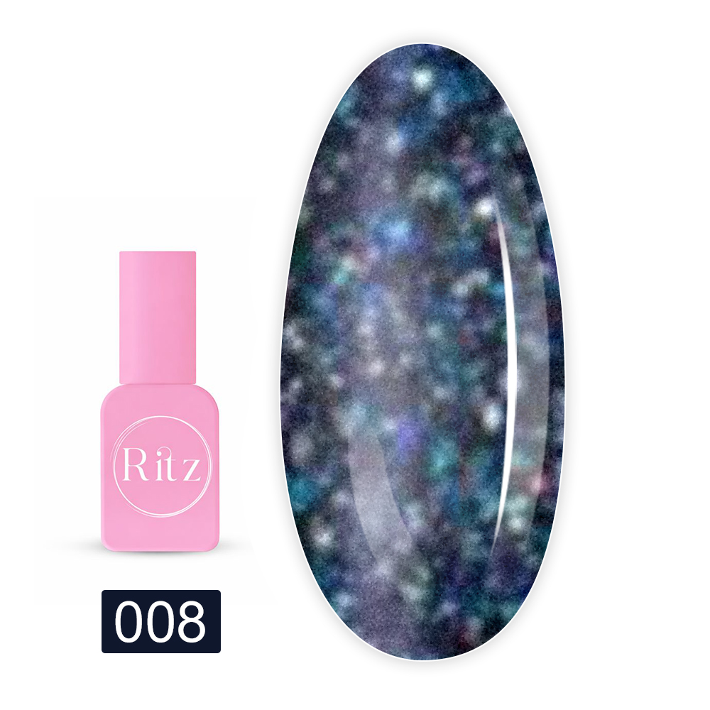 Гель-лак светоотражающий для ногтей Ritz (Reflactive 11 08 12 мл)