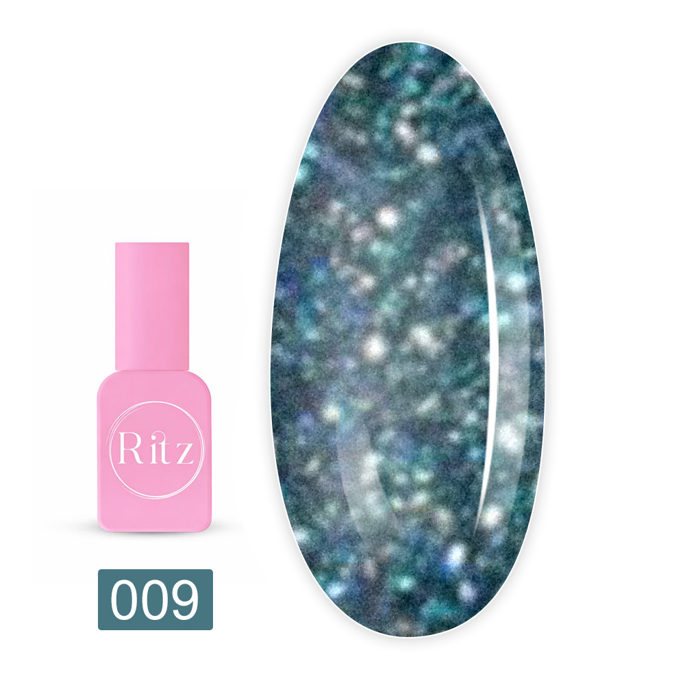 Гель-лак светоотражающий для ногтей Ritz (Reflactive 11 09 12 мл)