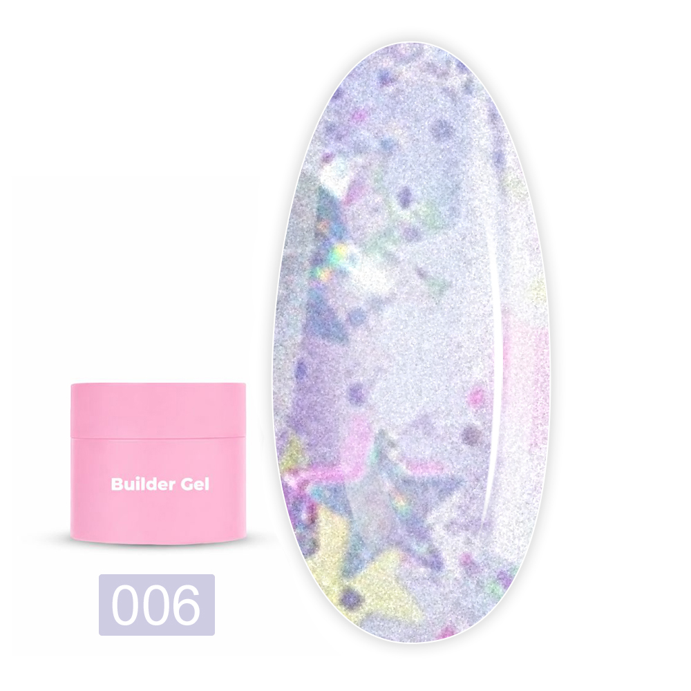 Гель для наращивания Ritz 20 мл (Shimmer Builder Gel 006)