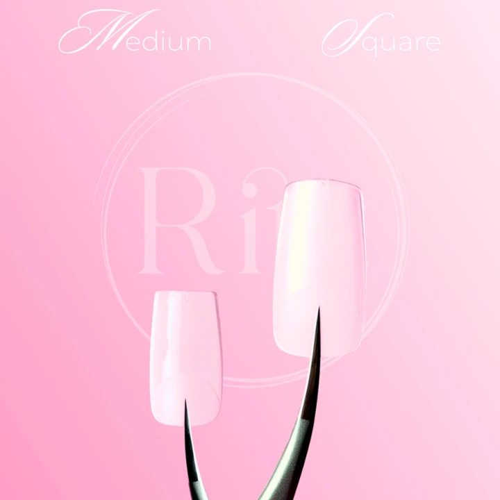 Тіпси гелеві для нарощування Ritz (Soft Gel Tips Medium Square 240 шт)
