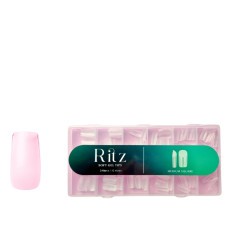 Типсы гелевые для наращивания Ritz (Soft Gel Tips Medium Square 240 шт)