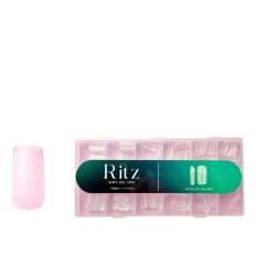 Тіпси гелеві для нарощування Ritz (Soft Gel Tips Medium Square 240 шт)