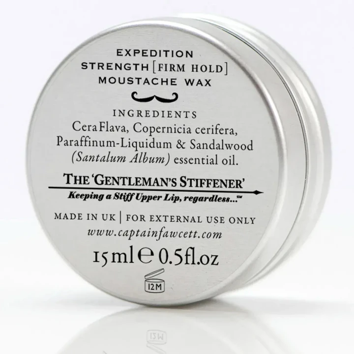 Captain Fawcett Віск ароматний для вус Captain Fawcett (Expedition Strength(міцна фіксація) 15 мл)