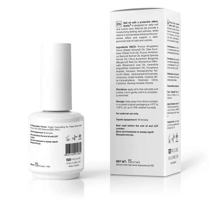 Масло для ногтей с защитным эффектом Shelly 15 мл (с защитным эффектом)