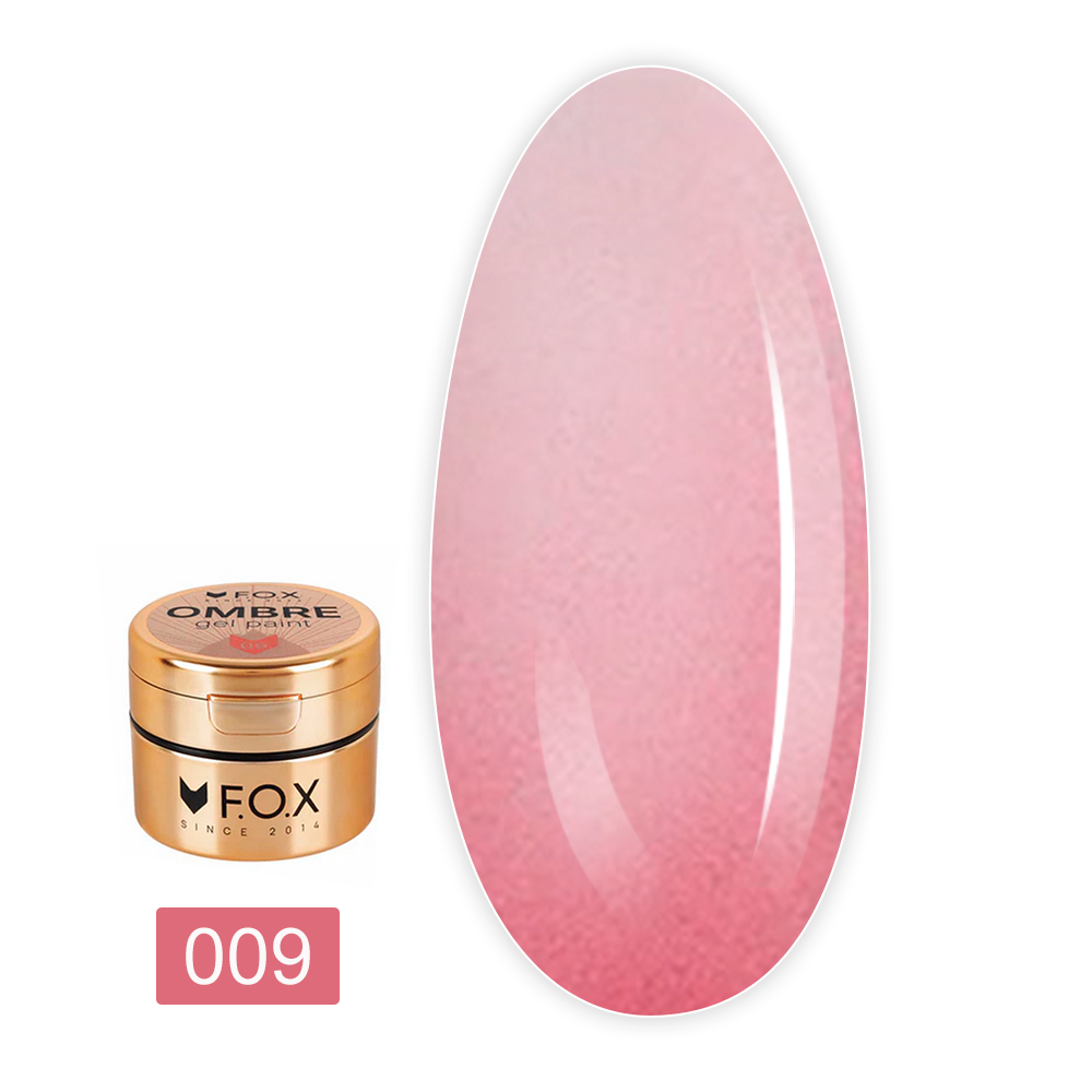 Гель-краска для омбре FOX (Ombre Gel Paint 009 5 мл)
