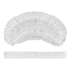 Шапочка ПМ на двойной резинке 1 ед./пач из полиэтилена (прозрачный)