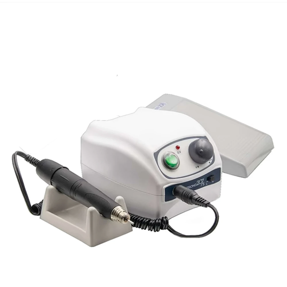 Фрезер для манікюру і педикюру Strong (Saeshing 207S ручка 450H з реостатною педаллю 45000 об.)