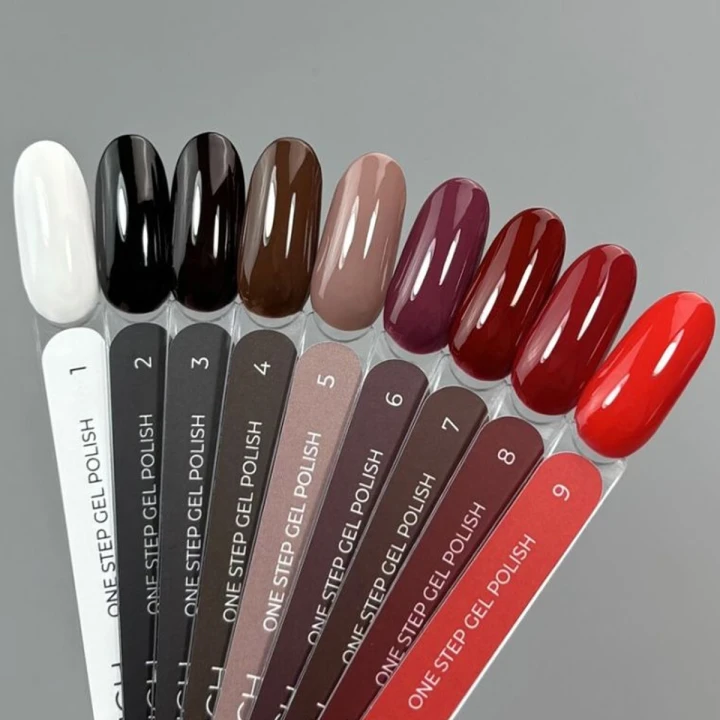 Гель-лак однофазный для ногтей Touch One Step 7 мл (08)