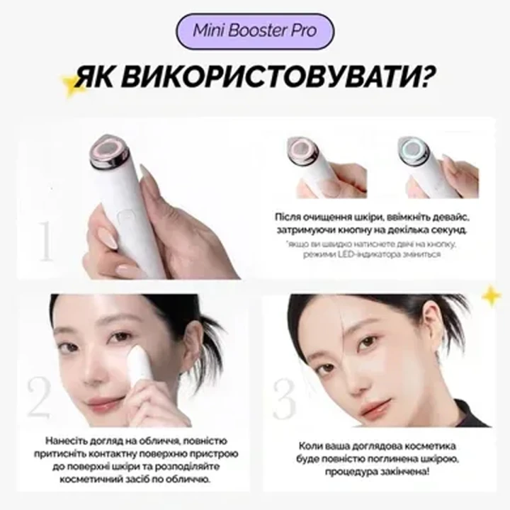 Устройство для домашнего ухода за кожей Medicube (AGE-R Booster Pro белый Mini)