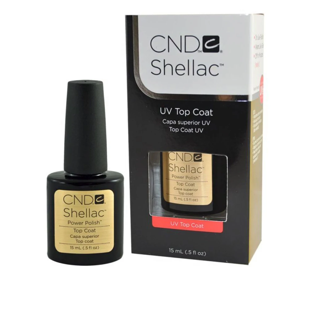 Топ для гель лака CND Shellac UV Top Coat 15 мл