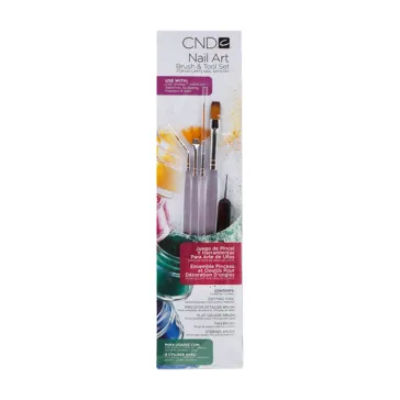 Набор кистей для дизайна CND Nail Art Brush&Tool Set 5 шт