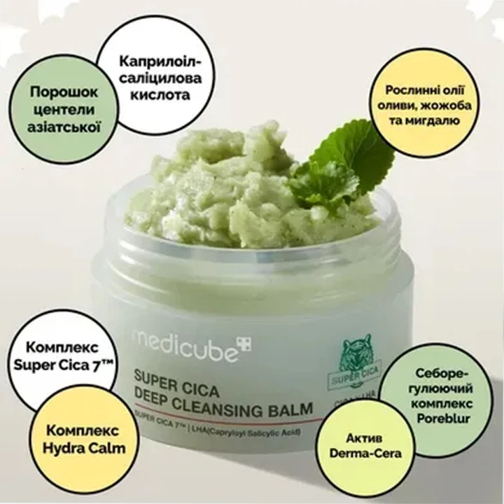Бальзам гидрофильный для лица Medicube (Super Cica Deep Cleansing Balm 100 мл)