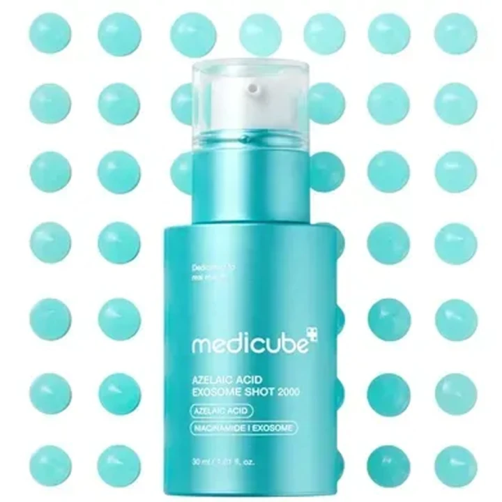 Сыворотка для ежедневного использования Medicube (Azelaic Acid Exosome Shot 2000 азелаиновой кислотой, экзосомами и спикулами 30 мл)