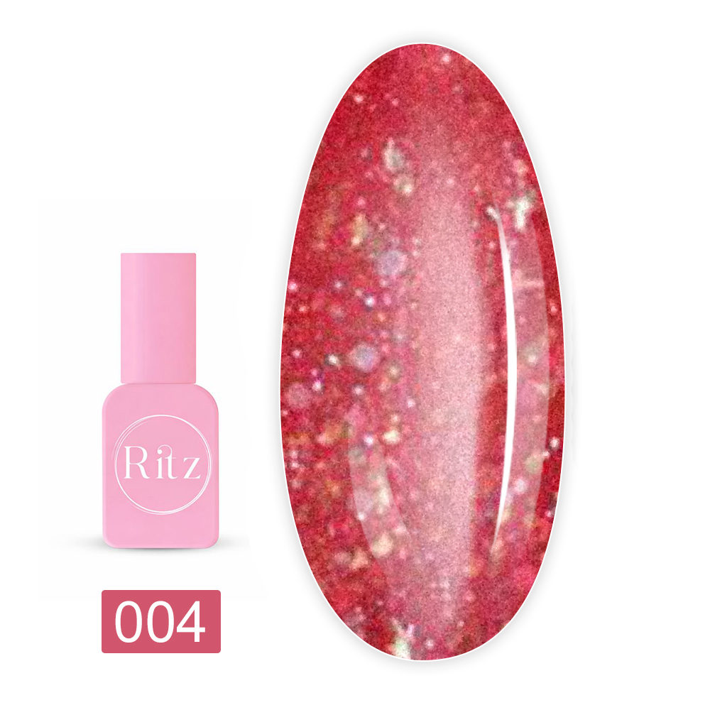 База кольорова Ritz 12 мл (Shimmer Cover Base 004)