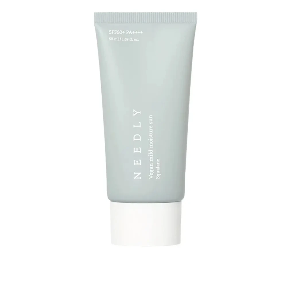 Солнцезащитный крем увлажняющий для лица Needly (Vegan Mild Moisture Sun с растительным скваланом SPF 50+ PA++++)
