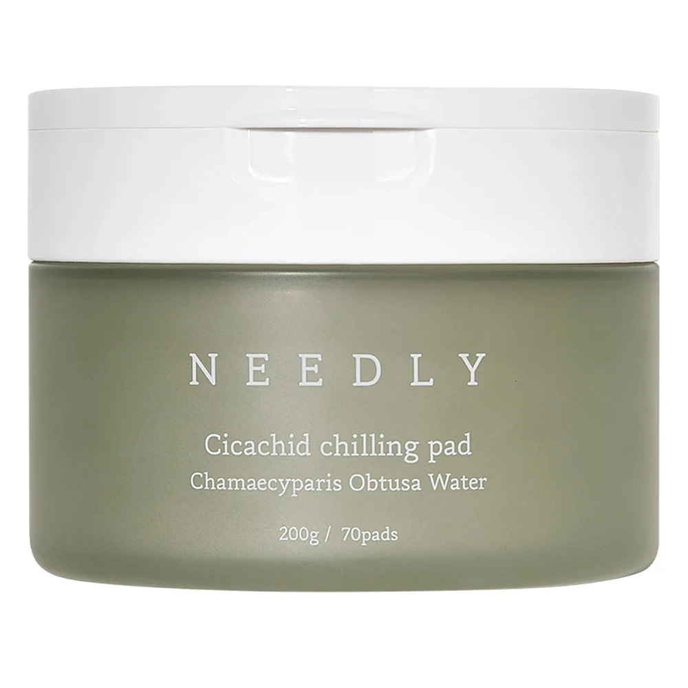 Педы успокаивающие для лица Needly (Cicachid Chilling Pad с центелой 70 шт.)