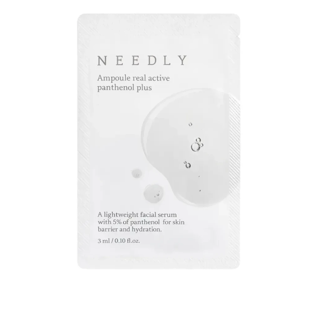 Сироватка ампульна відновлююча для обличчя Needly (Ampoule Real Active Panthenol Plus з пантенолом саше 3 мл)