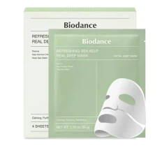 Маска гідрогелева Biodance (Освіжаюча глибокої дії з морською ламінарією 4 шт. 34 г)
