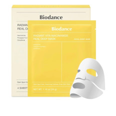 Маска гидрогелевая Biodance (Осветительная с ниацинамидом и витаминным комплексом 4 шт. 34 г)