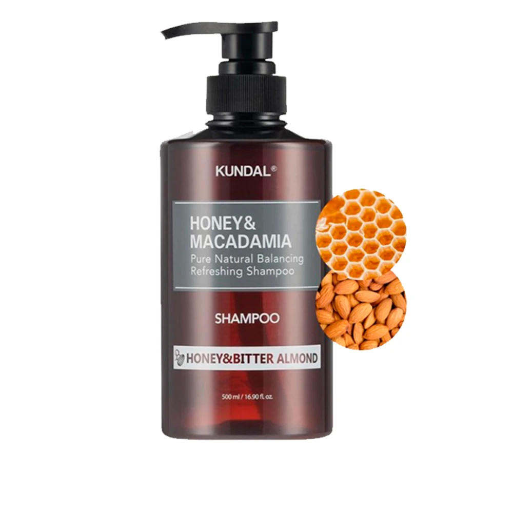 Шампунь відновлюючий Kundal  (Honey & Macadamia Honey&Bitter Almond 500 мл)