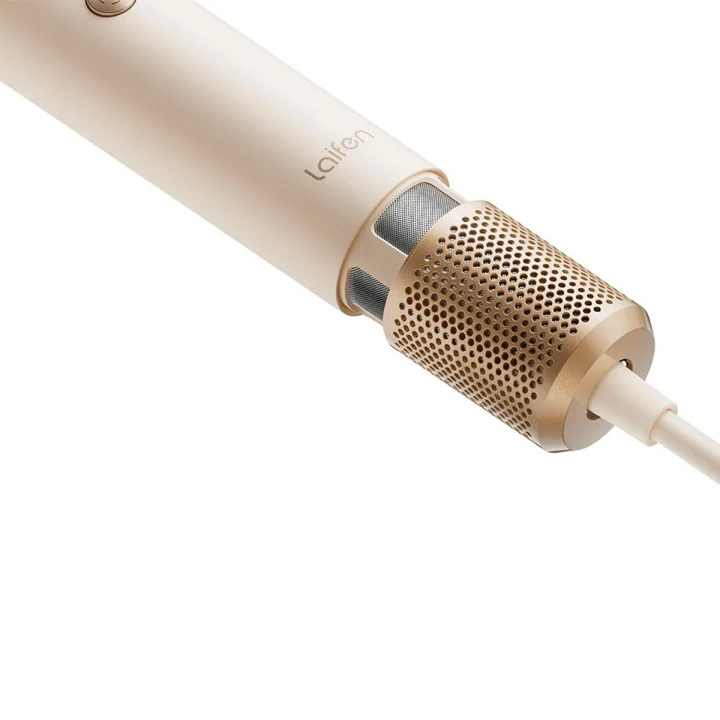 Фен для волосся Laifen MINI + 1 насадка, тревел сумка (Подарункова версія Молочний)