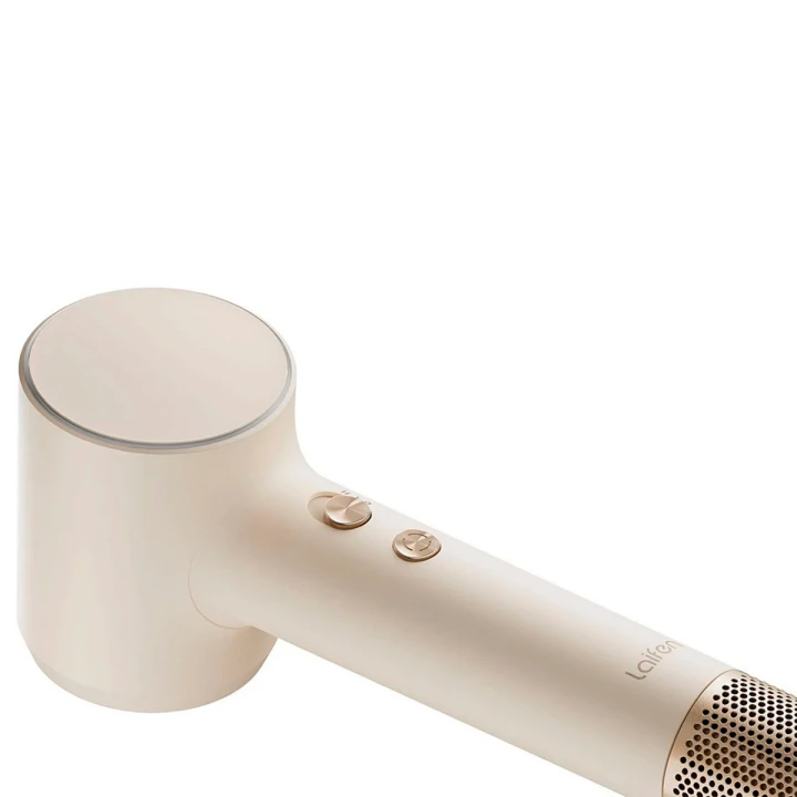 Фен для волосся Laifen MINI + 1 насадка, тревел сумка (Подарункова версія Молочний)