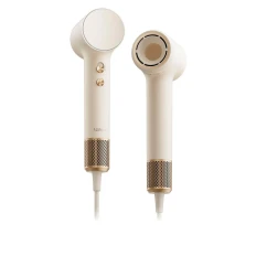 Фен для волосся Laifen MINI + 1 насадка, тревел сумка (Подарункова версія Молочний)