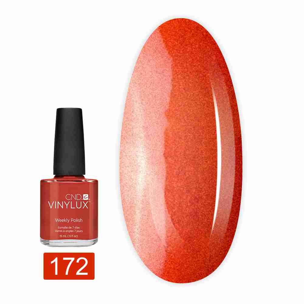 Лак для ногтей VINYLUX CND 15 мл (172 Fine Vermilion)