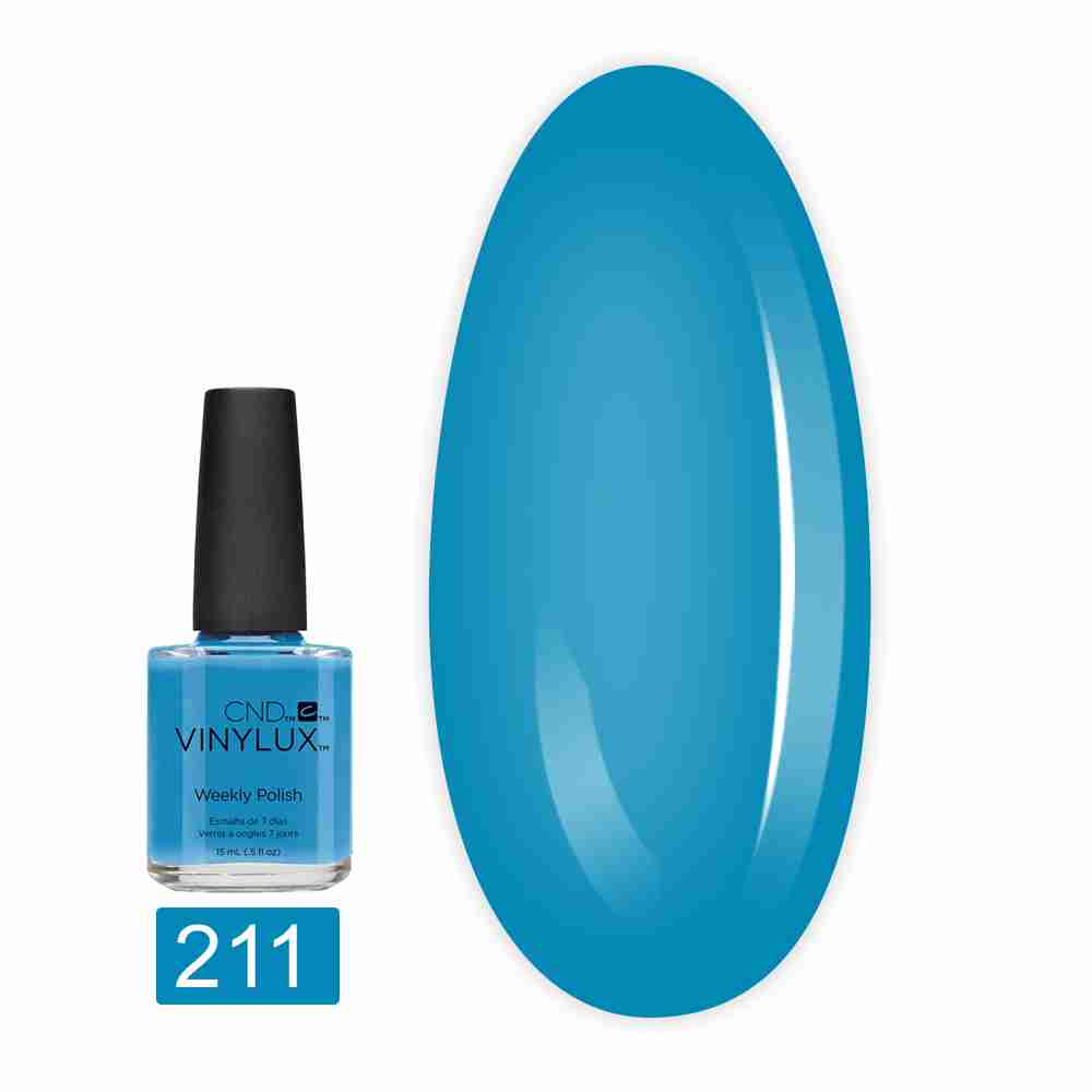 Лак для ногтей VINYLUX CND 15 мл (211 Digi-Teal)