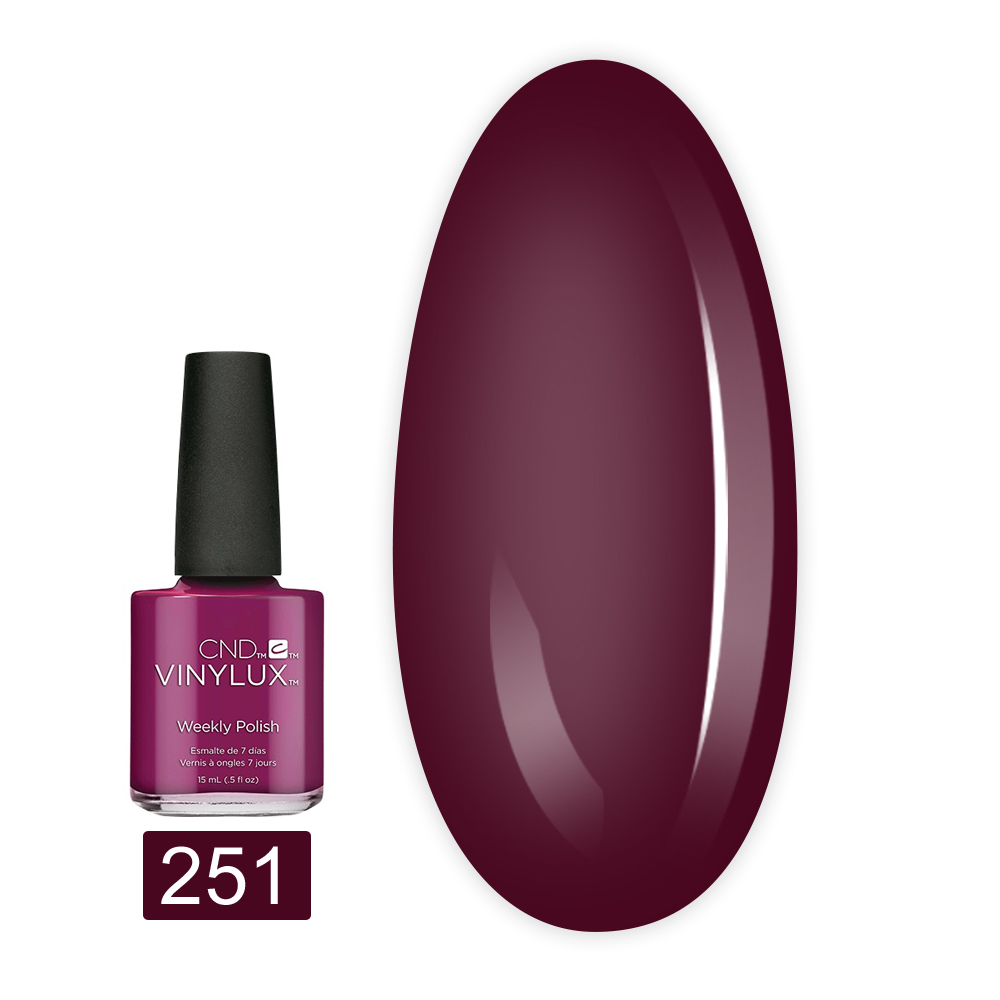 Лак для нігтів VINYLUX CND 15 мл (251 Berry Boudoir)