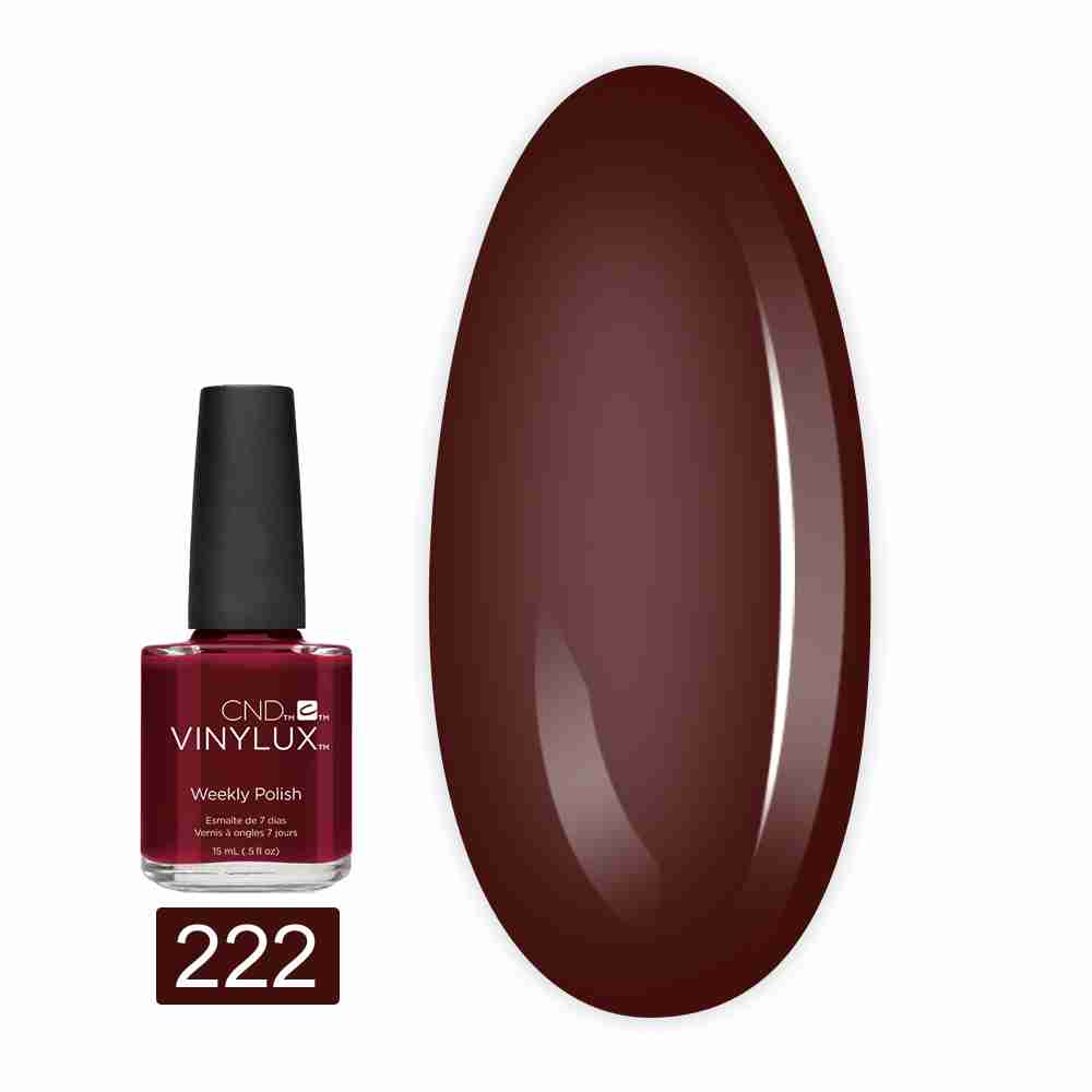 Лак для ногтей VINYLUX CND 15 мл (222 Oxblood)