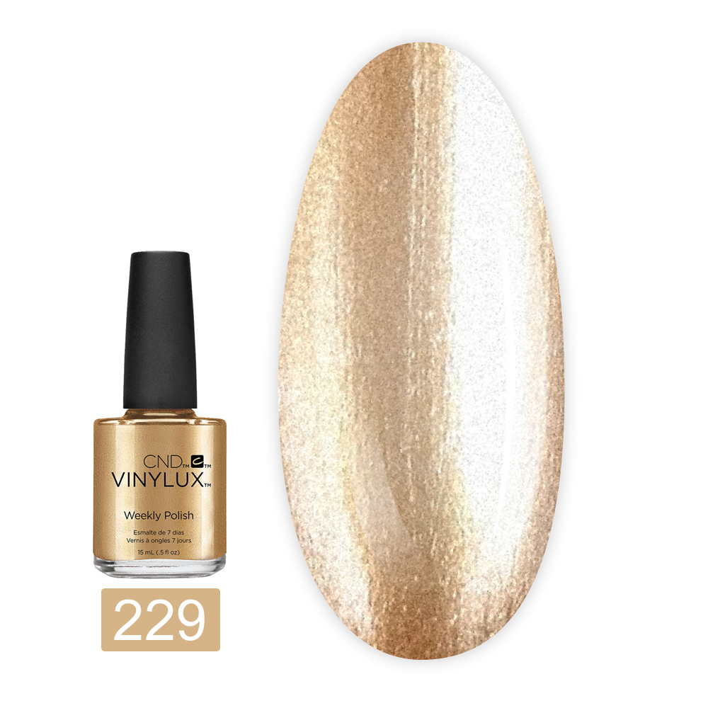 Лак для ногтей VINYLUX CND 15 мл (229 Brass Button)
