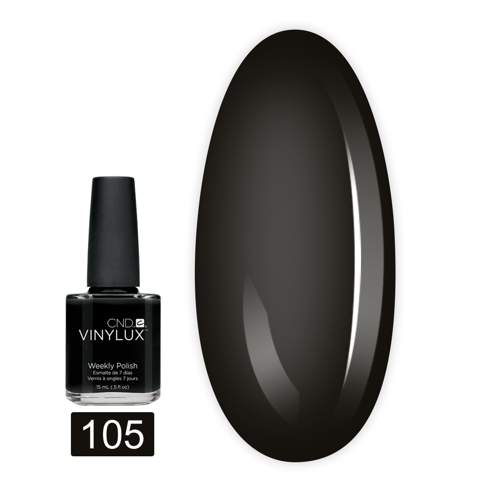 Лак для ногтей VINYLUX CND 15 мл (105 Black Pool)