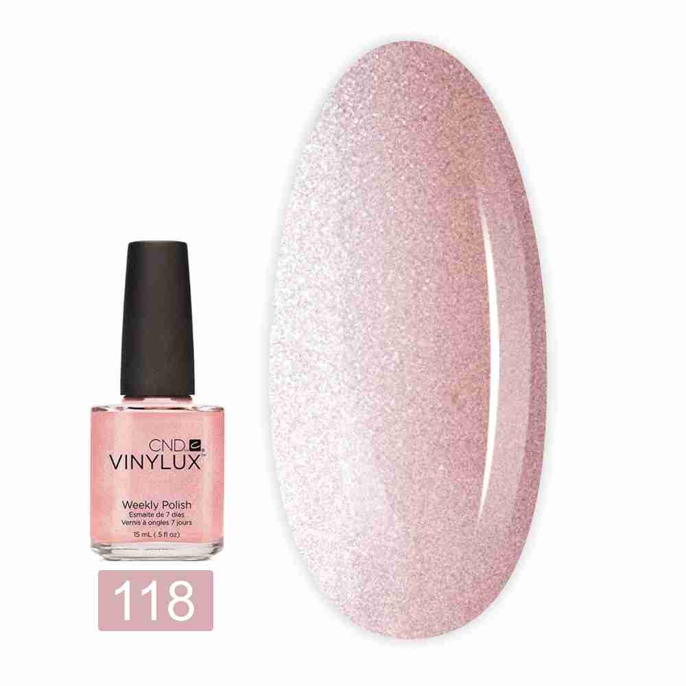 Лак для ногтей VINYLUX CND 15 мл (118 Grapefruit Sparkl)