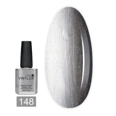 Лак для нігтів VINYLUX CND 15 мл (148 Silver Chrome)