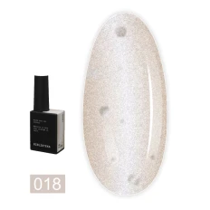 Гель-лак котяче око BIBLIOTEKA (Cat eye 18 Honey - теплий медовий)